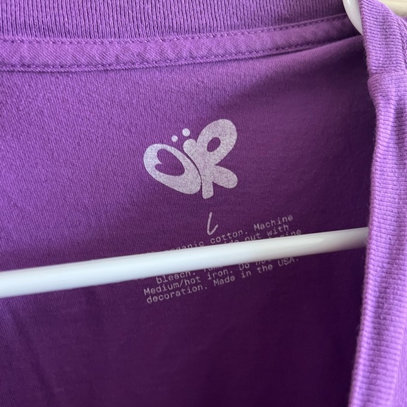 OLIVIA RODRIGO I WANT IT TO BE LIKE MESSY SHIRT PURPLE SOUR TOUR - Picture 2 of 2